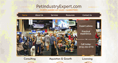 Desktop Screenshot of petindustryexpert.com