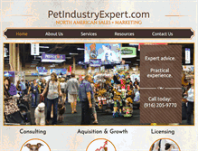 Tablet Screenshot of petindustryexpert.com